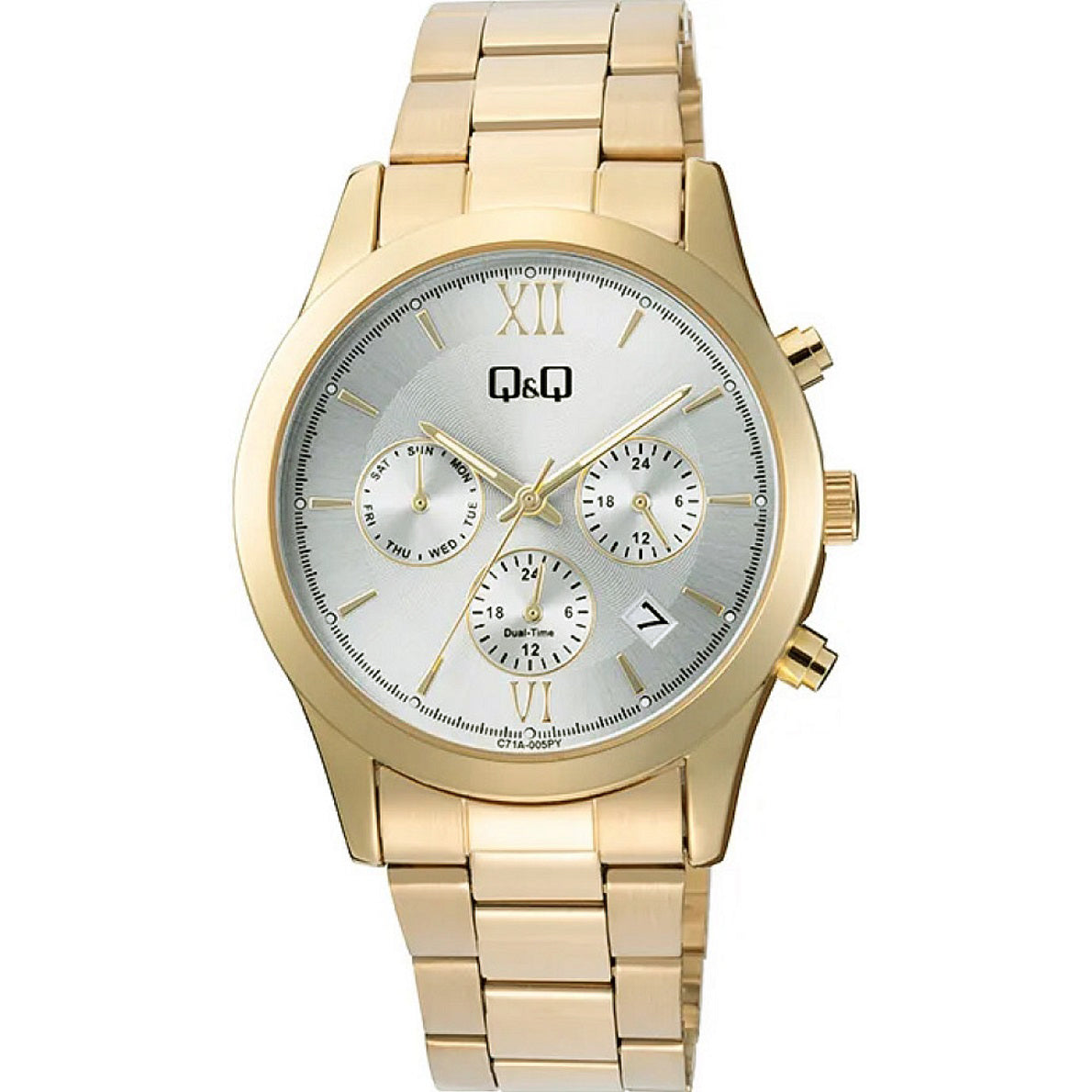 Дамски часовник Q&Q Dual-Time - C71A-005PY