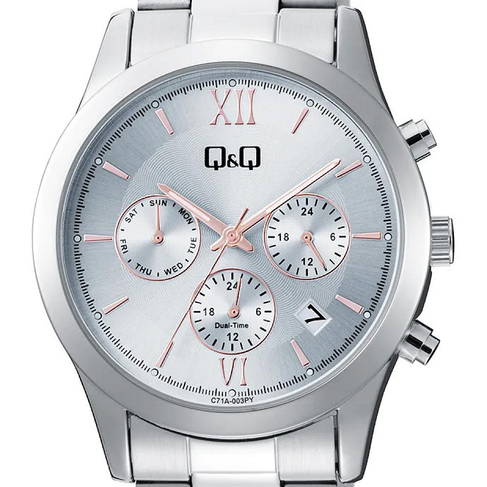 Дамски часовник Q&Q Dual-Time - C71A-003PY