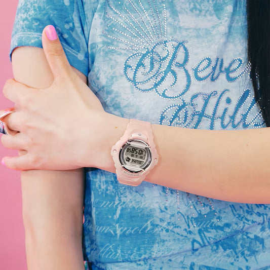 Дамски часовник Casio Baby-G - BG-169KB-4ER - снимка върху ръка 