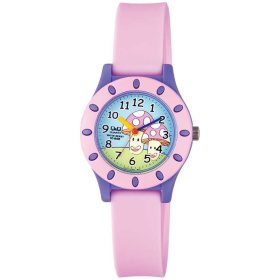 Детски часовник Q&Q VQ13J009Y в розово и лилаво