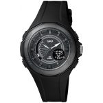 Дамски часовник Q&Q GW91J002Y спортен, черен