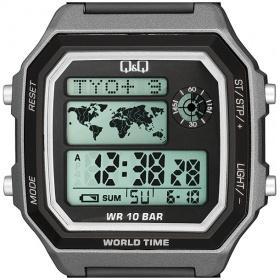 Мъжки дигитален часовник Q&Q World Time - M196J005Y