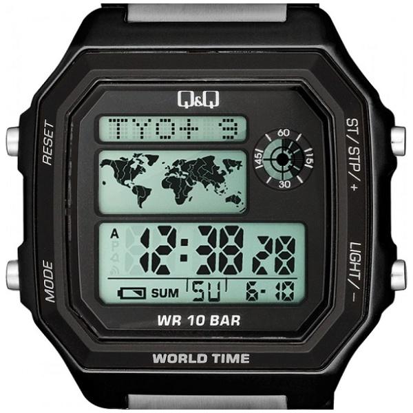 Мъжки дигитален часовник Q&Q World Time – M196J008Y