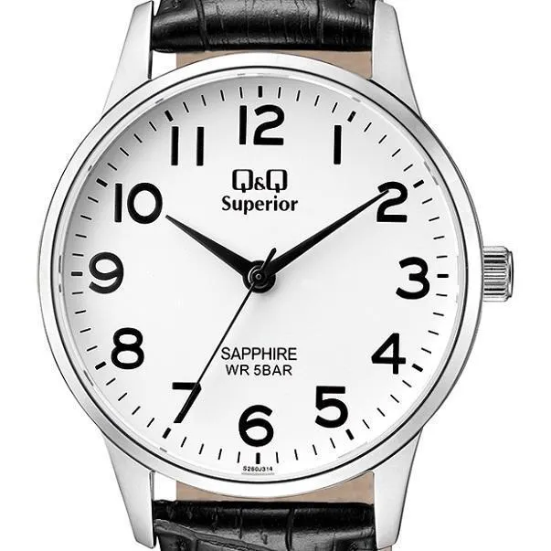 Мъжки аналогов часовник Q&Q Superior Sapphire - S280J314Y Мъжки аналогов часовник Q&Q Superior Sapphire - S280J314Y
