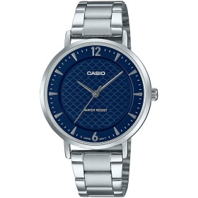 Дамски часовник Casio LTP-VT04D-2ADF със стоманена верижка и минималистичен циферблат в синьо