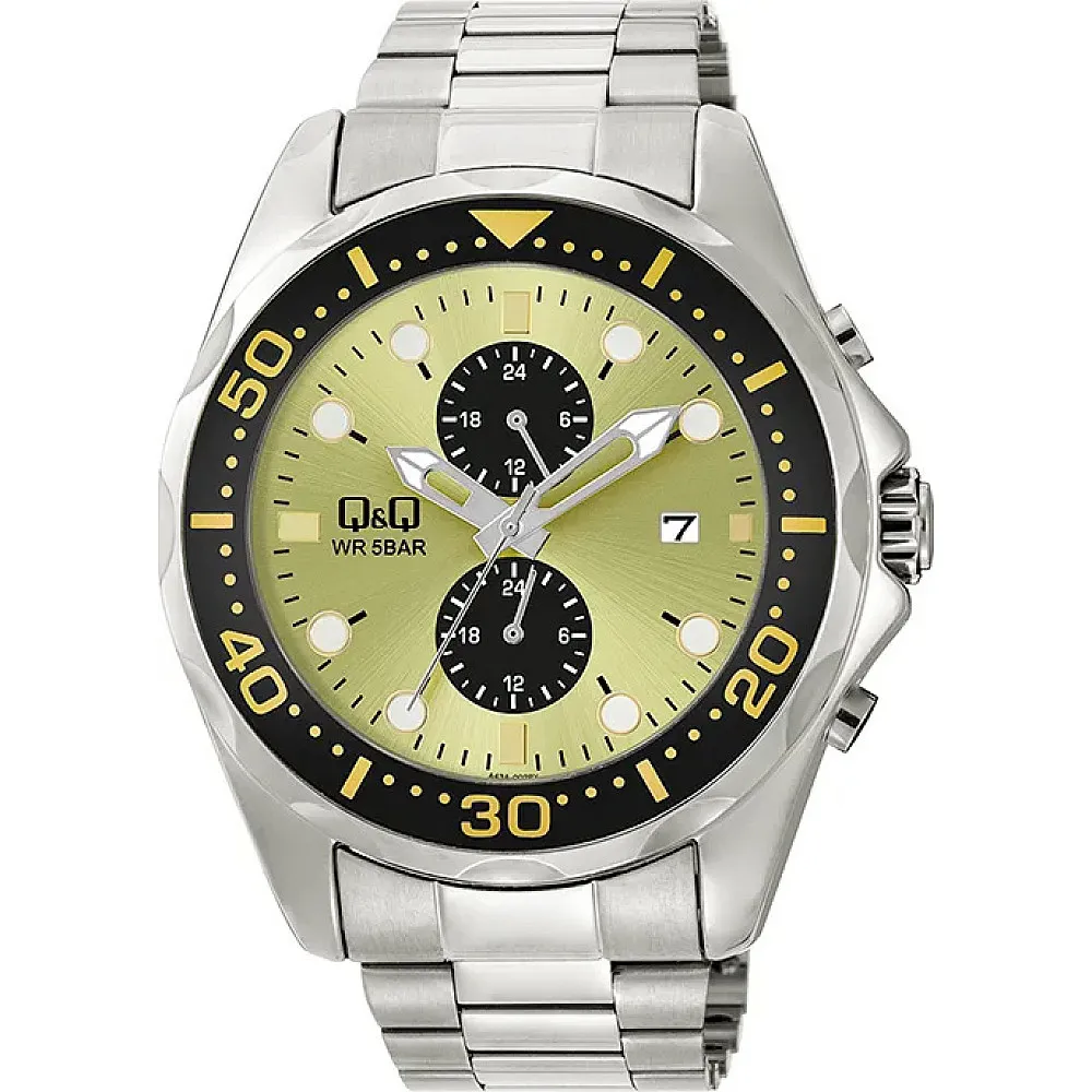 Мъжки часовник Q&Q Multi-Function - A43A-002PY Мъжки часовник Q&Q Multi-Function - A43A-002PY