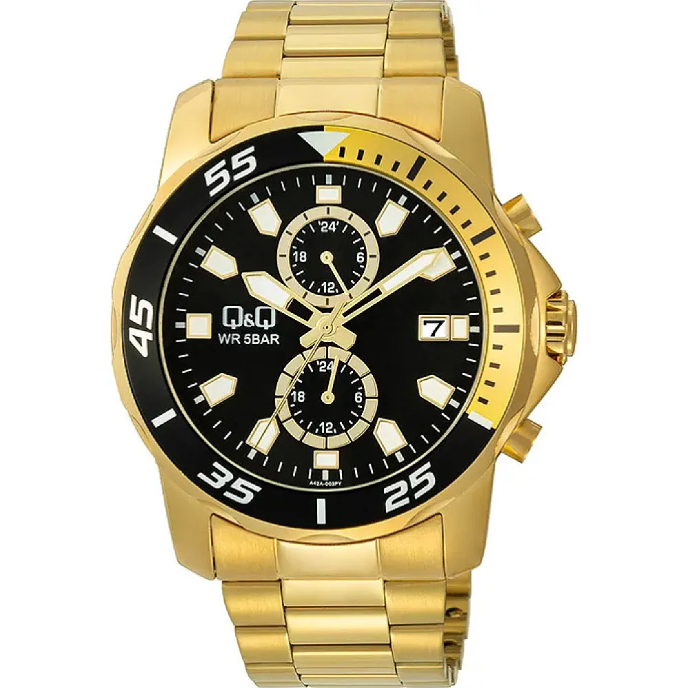 Мъжки часовник Q&Q Multi-Function - A42A-003PY Мъжки часовник Q&Q Multi-Function - A42A-003PY