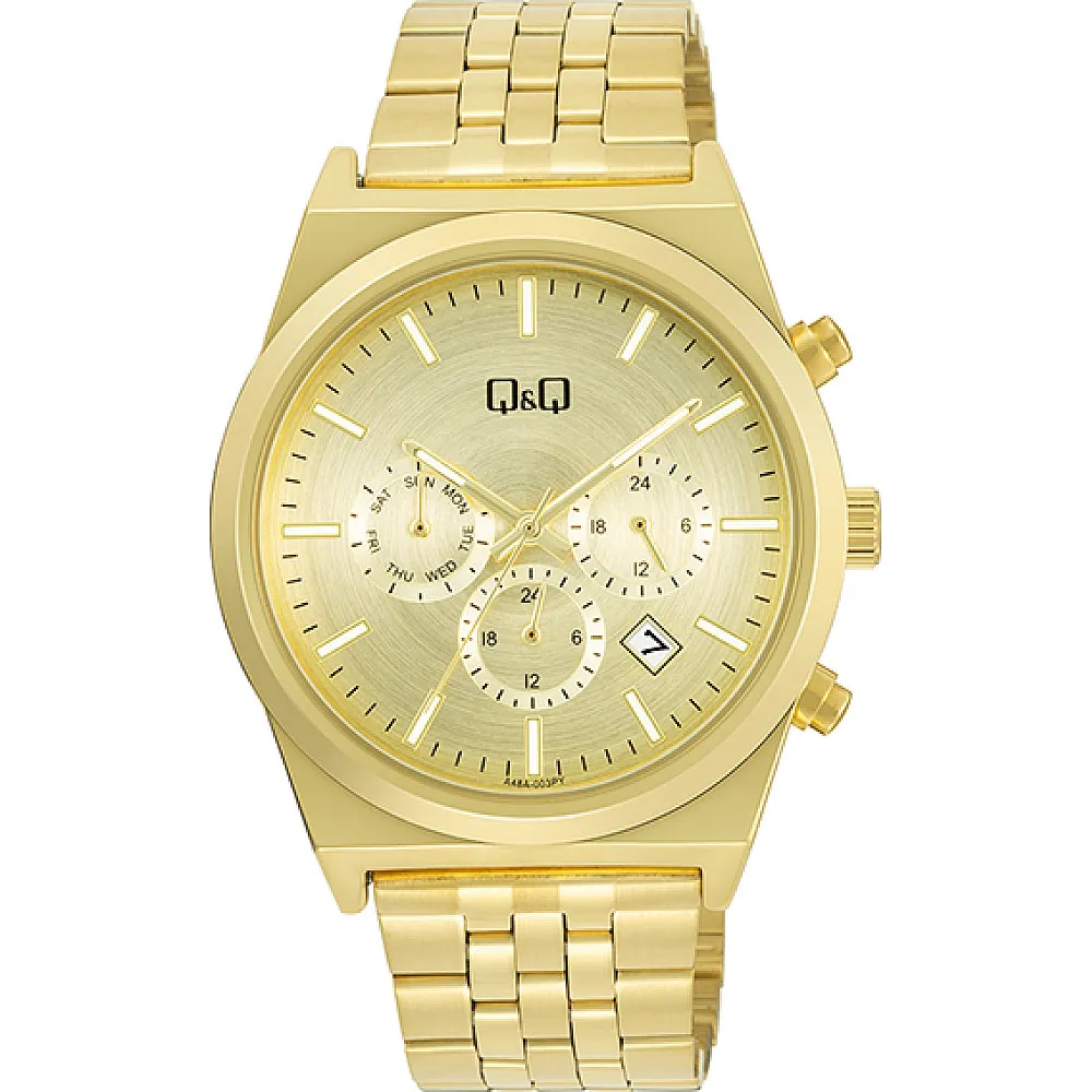 Мъжки часовник Q&Q Multi-Dial - A48A-003PY Мъжки часовник Q&Q Multi-Dial - A48A-003PY