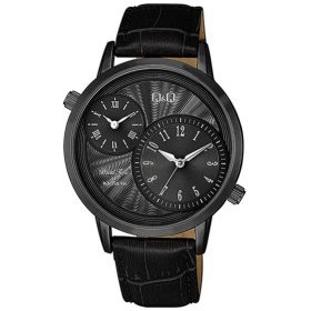 Мъжки часовник Q&Q QZ22J505Y в черен цвят