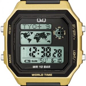 Мъжки дигитален часовник Q&Q World Time - M196J004Y