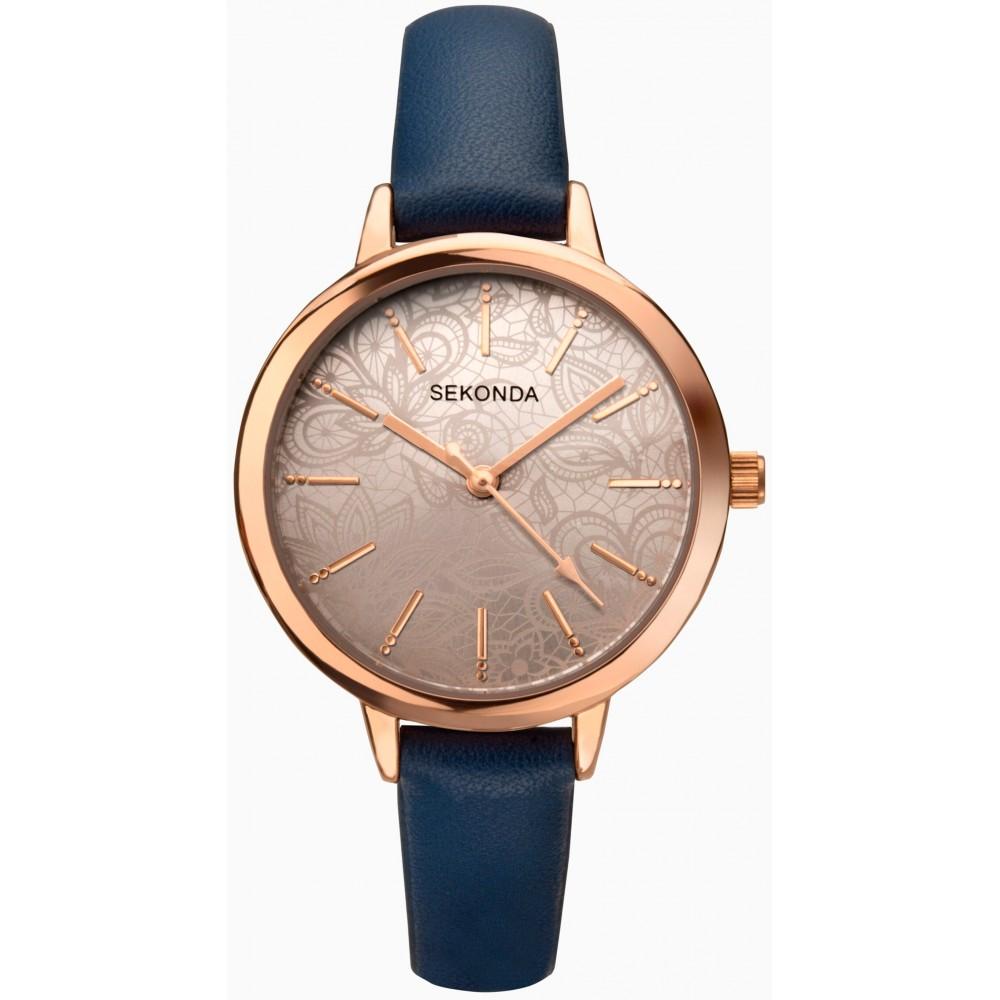 Sekonda Orologio Donna Elegante Modello 40426 - Cassa Quadrata 17 Mm In Lega D'Argento, Quadrante Con Pietra - Design Britannico