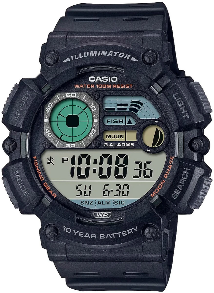 mzhki-chasovnik-casio-fishing-gear-WS-1500H-1AVEF Мъжки часовник Casio Fishing Gear - WS-1500H-1