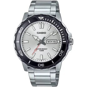 Casio MTD-125D-7AVDF – мъжки спортен часовник с син циферблат, метална верижка и водоустойчивост 100 м.