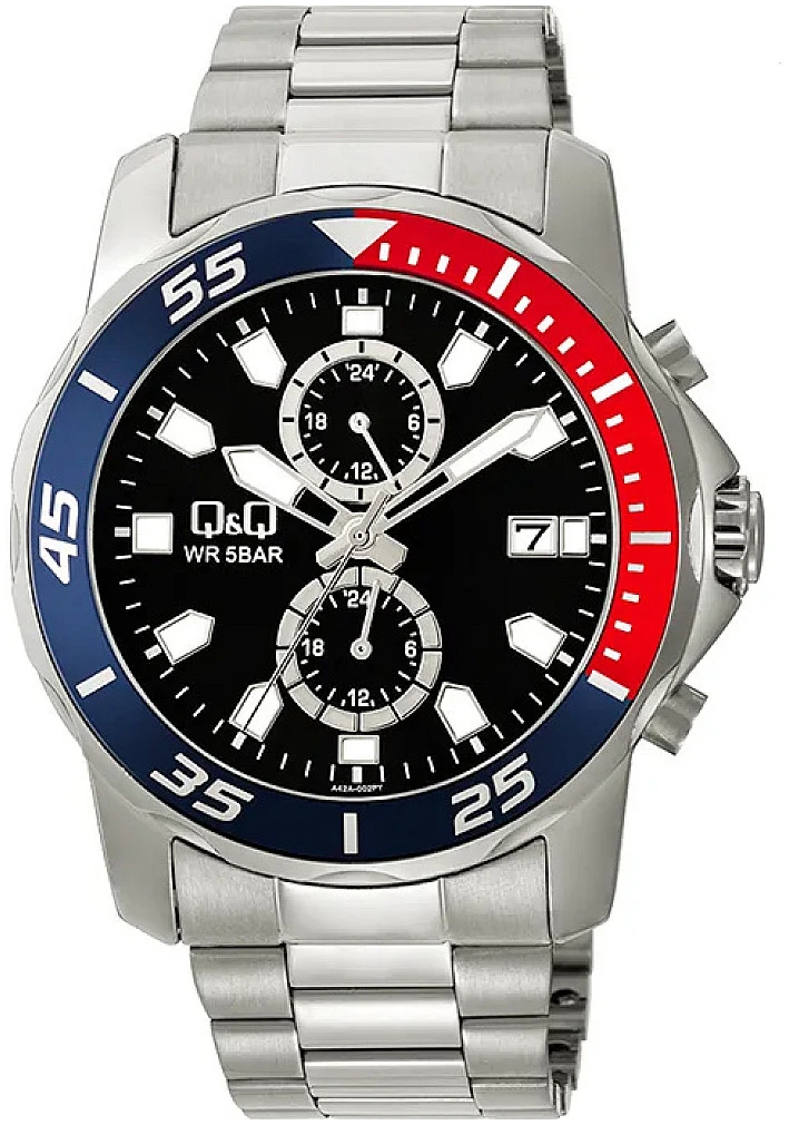 Мъжки часовник Q&Q Multi-Function - A42A-002PY Мъжки часовник Q&Q Multi-Function - A42A-002PY