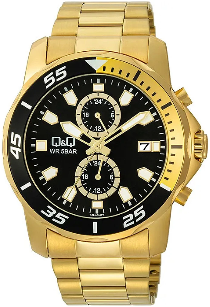 Мъжки часовник Q&Q Multi-Function - A42A-003PY Мъжки часовник Q&Q Multi-Function - A42A-003PY
