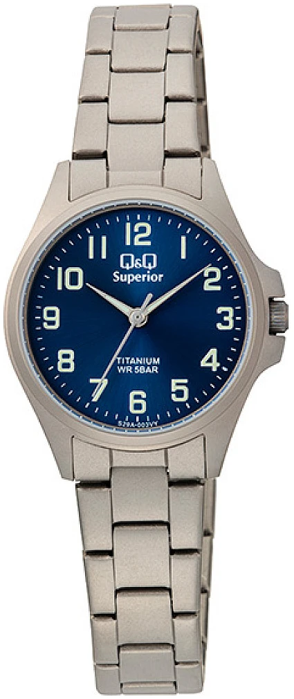 Дамски часовник Q&Q Superior Titanium - S29A-003VY Дамски часовник Q&Q Superior Titanium - S29A-003VY